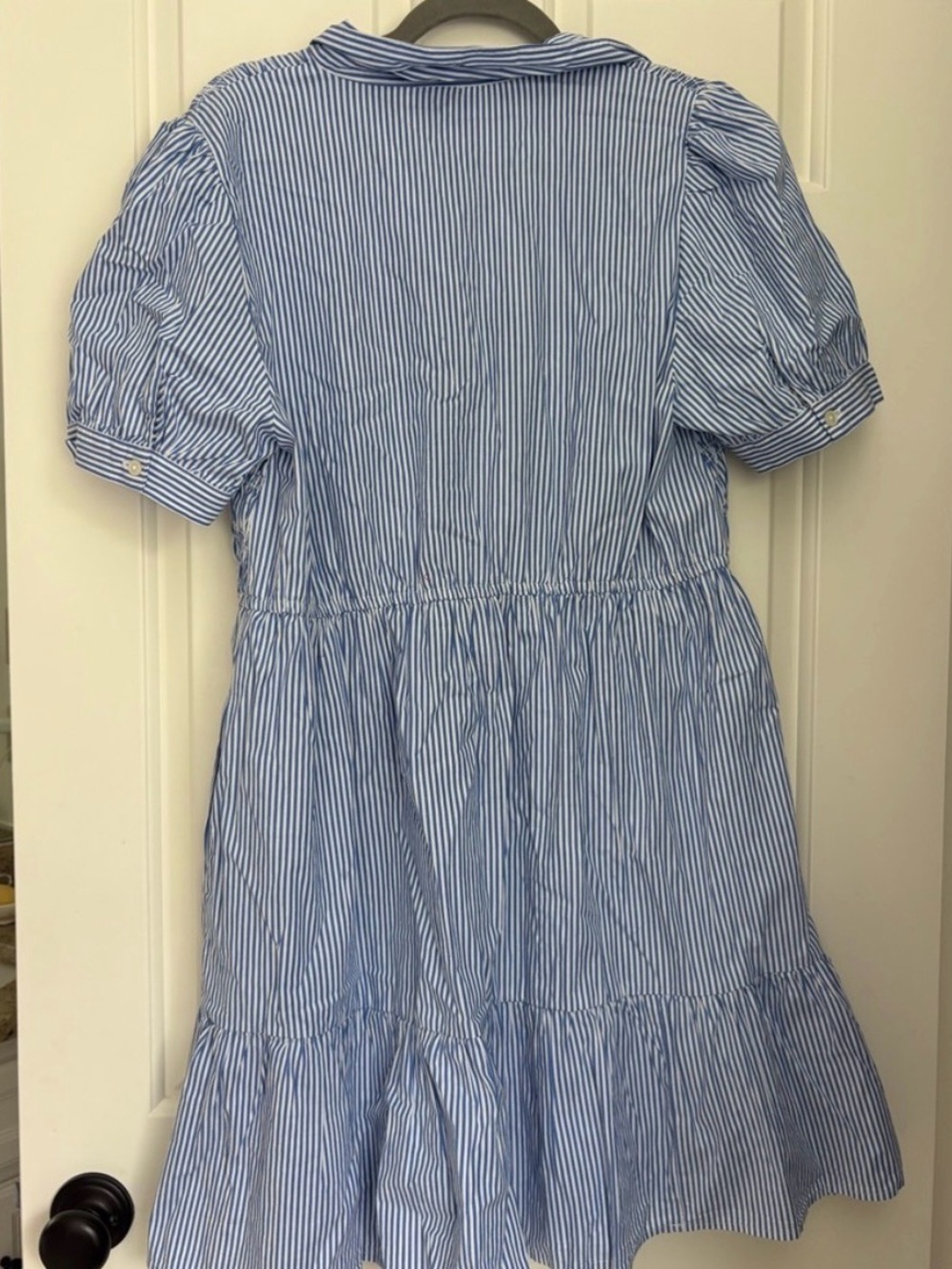 J. Crew Striped Smocked Dress - Picture 3 of 3